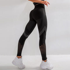 Seamless Leggings Women Tummy Control Yoga Pants Sport Women Fitness Gym - saadatstore