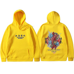 Cool Men's Hip Hop Hooded Hoodies Japanese Style - saadatstore