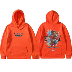 Cool Men's Hip Hop Hooded Hoodies Japanese Style - saadatstore