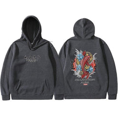 Cool Men's Hip Hop Hooded Hoodies Japanese Style - saadatstore