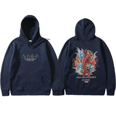 Cool Men's Hip Hop Hooded Hoodies Japanese Style - saadatstore