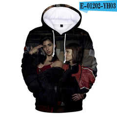 Hot sale 3D Hoodies sweatshirt print TV series La casa de papel Money Heist House of Paper Men/Women Casual Loose Clothing - saadatstore