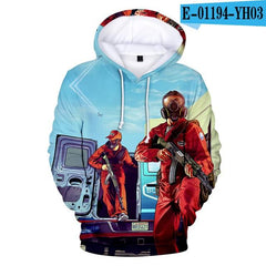 Hot sale 3D Hoodies sweatshirt print TV series La casa de papel Money Heist House of Paper Men/Women Casual Loose Clothing - saadatstore