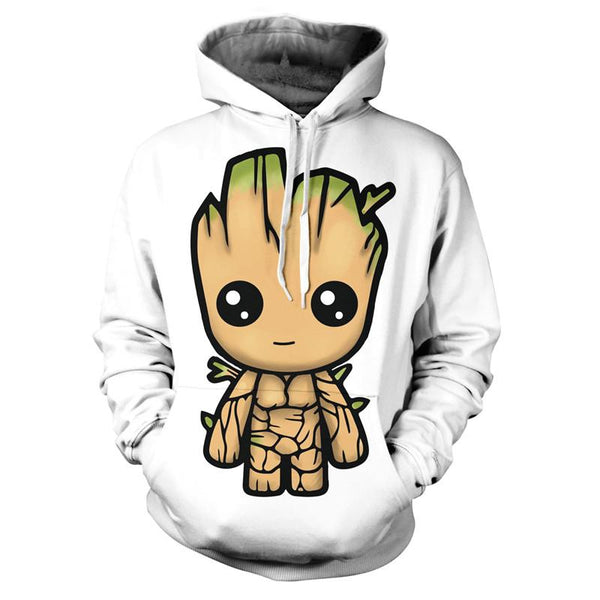 Guardians of the Galaxy Groot Men Hoodies Sweatshirts - saadatstore