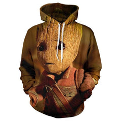 Guardians of the Galaxy Groot Men Hoodies Sweatshirts - saadatstore