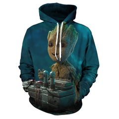 Guardians of the Galaxy Groot Men Hoodies Sweatshirts - saadatstore