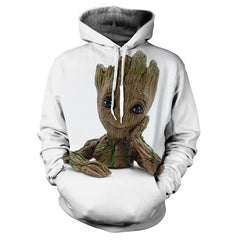 Guardians of the Galaxy Groot Men Hoodies Sweatshirts - saadatstore