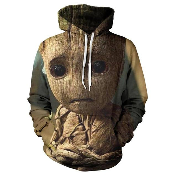 Guardians of the Galaxy Groot Men Hoodies Sweatshirts - saadatstore