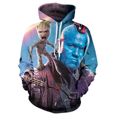 Guardians of the Galaxy Groot Men Hoodies Sweatshirts - saadatstore