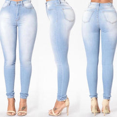 Bigsweety Spring Autumn Casual Denim Pencil Pants Women - saadatstore