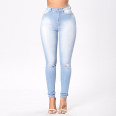 Bigsweety Spring Autumn Casual Denim Pencil Pants Women - saadatstore