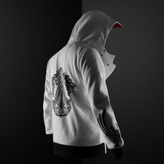 new 5 colors Assassin hoodie unisex zipper jacket Street fashion print hoodie Assassin hoodie for boys Plus size S- - saadatstore