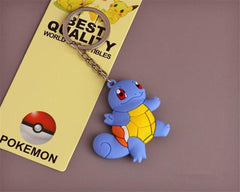 Hot New Japan Anime Pokemon Key Chain Pikachu Charmander Bulbasaur Cartoon Cute Toy Pendant Cosplay Badge Snorlax Fancy Gift - saadatstore