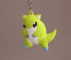 Hot New Japan Anime Pokemon Key Chain Pikachu Charmander Bulbasaur Cartoon Cute Toy Pendant Cosplay Badge Snorlax Fancy Gift - saadatstore