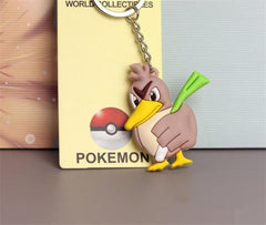 Hot New Japan Anime Pokemon Key Chain Pikachu Charmander Bulbasaur Cartoon Cute Toy Pendant Cosplay Badge Snorlax Fancy Gift - saadatstore