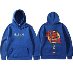 Cool Men's Hip Hop Hooded Hoodies Japanese Style - saadatstore