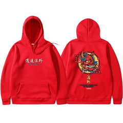 Cool Men's Hip Hop Hooded Hoodies Japanese Style - saadatstore