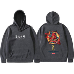 Cool Men's Hip Hop Hooded Hoodies Japanese Style - saadatstore