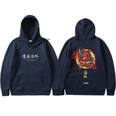 Cool Men's Hip Hop Hooded Hoodies Japanese Style - saadatstore