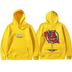 Cool Men's Hip Hop Hooded Hoodies Japanese Style - saadatstore