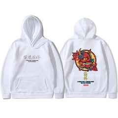 Cool Men's Hip Hop Hooded Hoodies Japanese Style - saadatstore