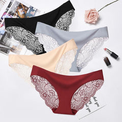 Sexy Women Panties 3Pcs Transparent  String Pants - saadatstore