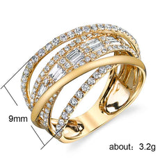 Women Jewelry Rings With Micro Paved Cubic Zircon