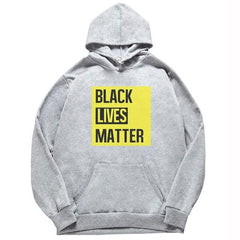 Black Lives Matter Black Hip Hop Hooded Sweatshirts Pink White Grey Long Sleeves Casual Pullovers Unisex Fashion Streetwear Tops - saadatstore