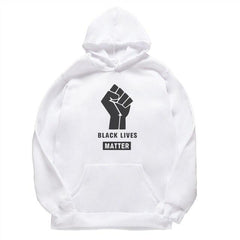 Black Lives Matter Black Hip Hop Hooded Sweatshirts Pink White Grey Long Sleeves Casual Pullovers Unisex Fashion Streetwear Tops - saadatstore