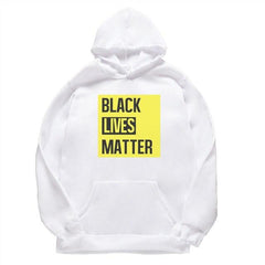 Black Lives Matter Black Hip Hop Hooded Sweatshirts Pink White Grey Long Sleeves Casual Pullovers Unisex Fashion Streetwear Tops - saadatstore