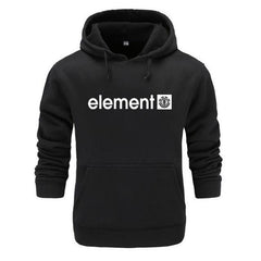 New 2018 Autumn Winter Brand Mens Hoodies Sweatshirts Men High Quality ELEMENT Letter Printing Long Sleeve Fashion Mens Hoodies - saadatstore