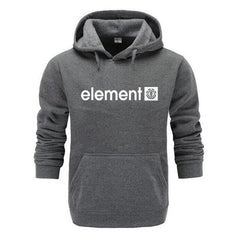 New 2018 Autumn Winter Brand Mens Hoodies Sweatshirts Men High Quality ELEMENT Letter Printing Long Sleeve Fashion Mens Hoodies - saadatstore