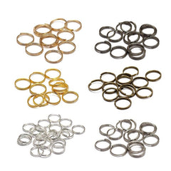 Jump Rings Double Loops  Rings 200pcs - saadatstore