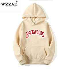 The screw thread cuff Hoodies Streetwear Backwoods Hoodie Sweatshirt Men Fashion autumn winter Hip Hop hoodie pullover Hoody - saadatstore