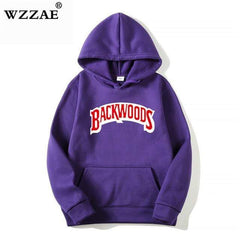 The screw thread cuff Hoodies Streetwear Backwoods Hoodie Sweatshirt Men Fashion autumn winter Hip Hop hoodie pullover Hoody - saadatstore