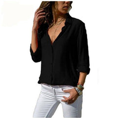 Long Sleeve Blouses Summer Shirts For Women - saadatstore