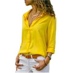 Long Sleeve Blouses Summer Shirts For Women - saadatstore