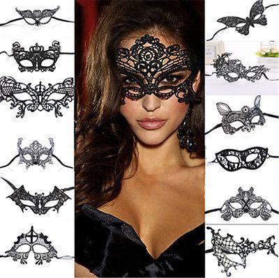 Sexy Women Lace Eye Face Mask Masquerade Ball Prom Halloween Costume - saadatstore