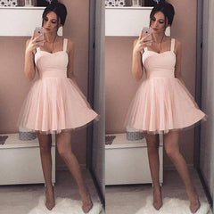 Sexy Pink Evening Party Tulle Dress Women Strap Sleeveless Ball Gown Dresses Female Casual Mini Dresses saadatstore Pink L 